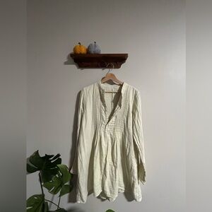 Free People x CP SHADES Yoko Tunic Dress in Vanilla